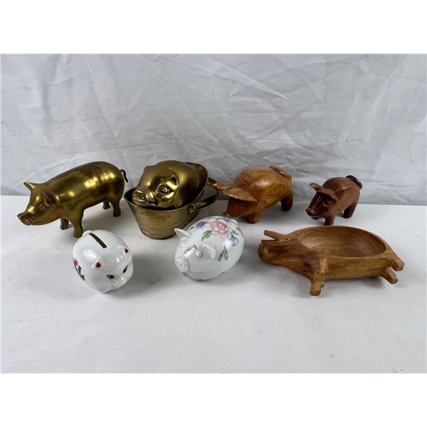 Pig Decoration Lot