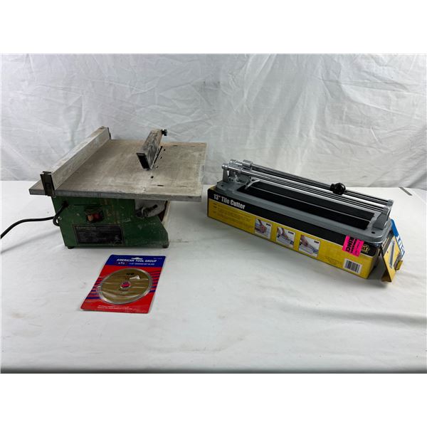 Tile Cutter Lot