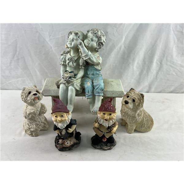 Garden Figurines Lot