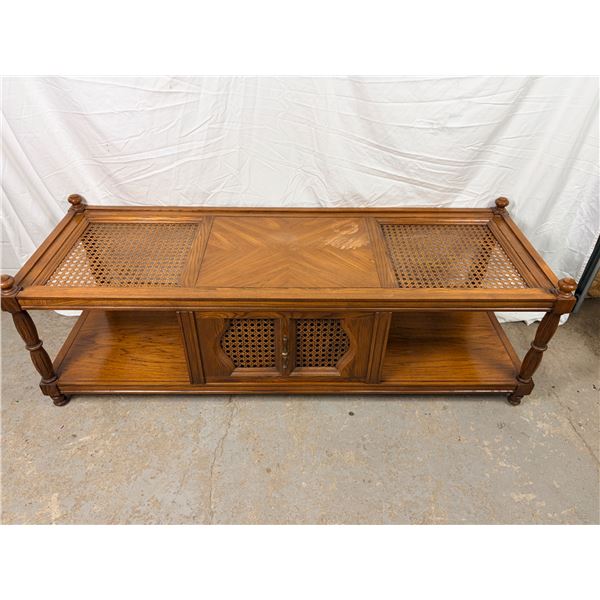 Vintage Rattan Coffee Table