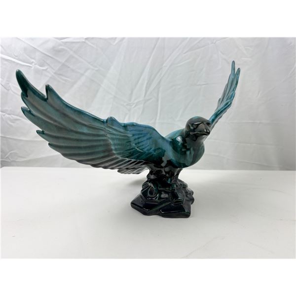 Blue Ceramic Bird