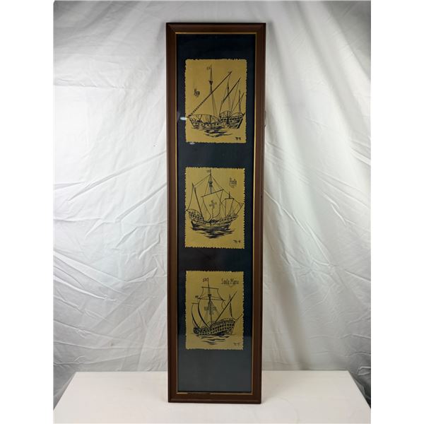 Framed Sailboat Artwork