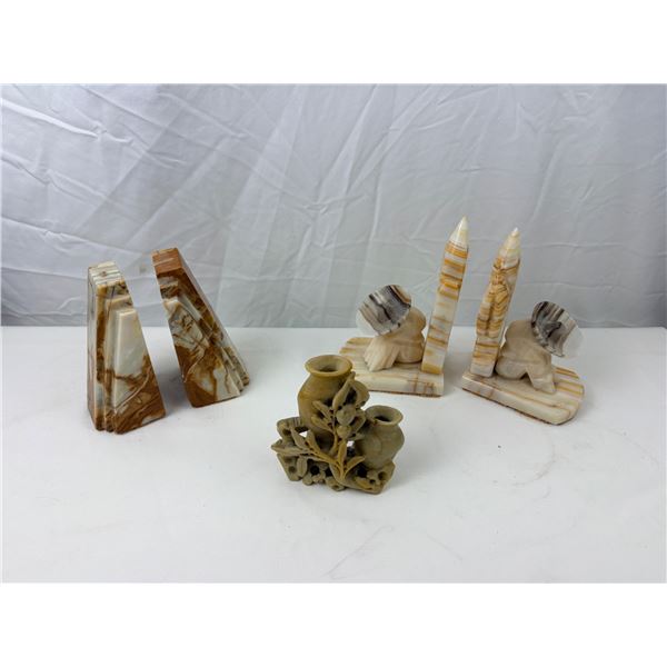 Carved Stone Decor