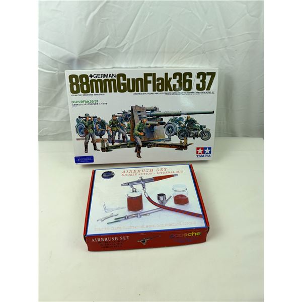 Model Kit & Airbrush Set