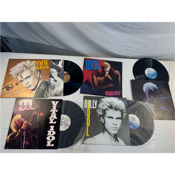 Billy Idol Records Lot