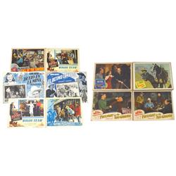 Gene Autry lobby cards (10), from The Blazing Sun, Strawberry Roan, Twilight on the Rio Grand (2), B