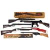 Image 1 : Toy cap guns & rifles (7), includes 2 Paladin, Shooting Sam cap gun rifle, Mattel Tommy Burst, 2 Bud