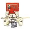 Image 1 : Toy cap gun & holster set in orig box, Lasso 'em Bill Holster Set by Keyston Bros., includes jeweled