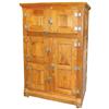 Image 1 : Ice box, oak 5-door, VG cond w/orig surface, 67"H x 45"W.