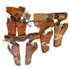 Image 1 : Toy cap guns & holsters (6), includes Marshal cap gun in single holster, 2 Kilgore Kit Carson cap gu