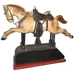 Coin-operated riding horse, 10 cent, by Buckaroo Mfg Co., 2835 W. Pico Blvd, LA, CA, Good orig worki
