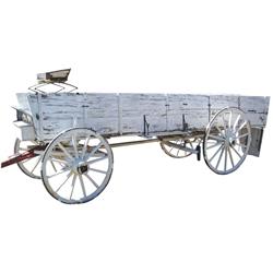 Conestoga wagon, used on the Oregon Trail, unknown maker, extra-long, c.1870, from Ed's OK Corral Mu