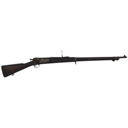 Rifle, Springfield, Model 1898 Krag S/N 460729, 30" bbl, darkened wood, dirty bore, Fair cond.
