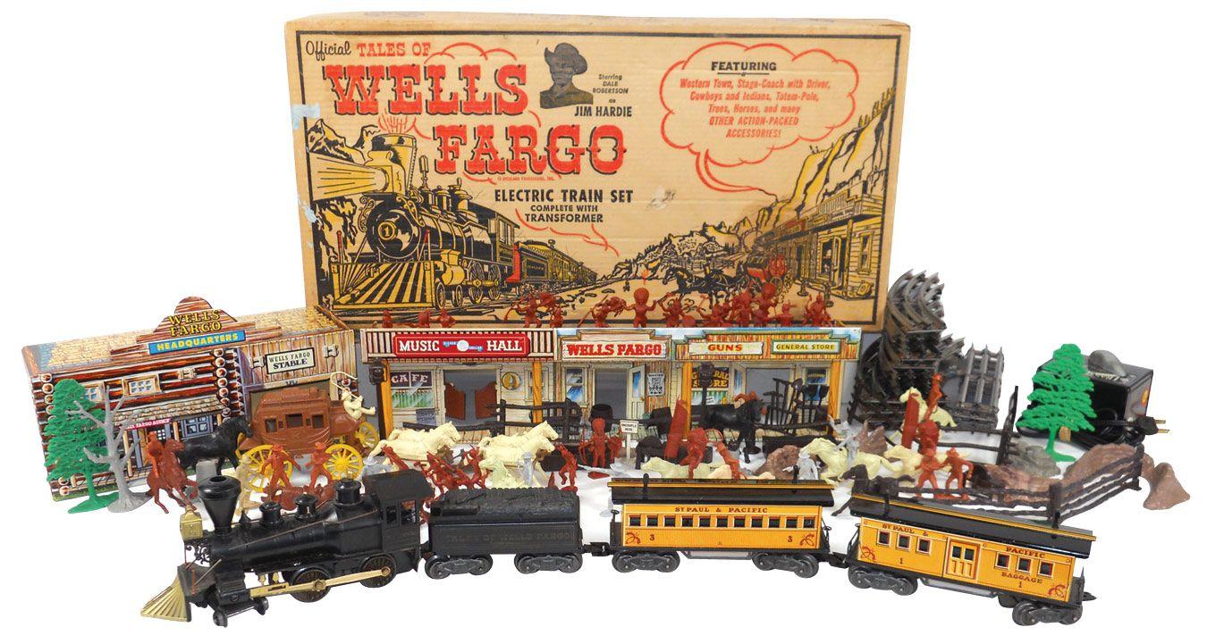 Marx play set, Official Tales of Well Fargo starring Dale Robertson as
