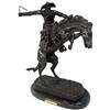 Image 1 : Frederick Remington bronze statue on marble base, titled Bronco Buster, c.1950-1960's, Exc cond, 24"