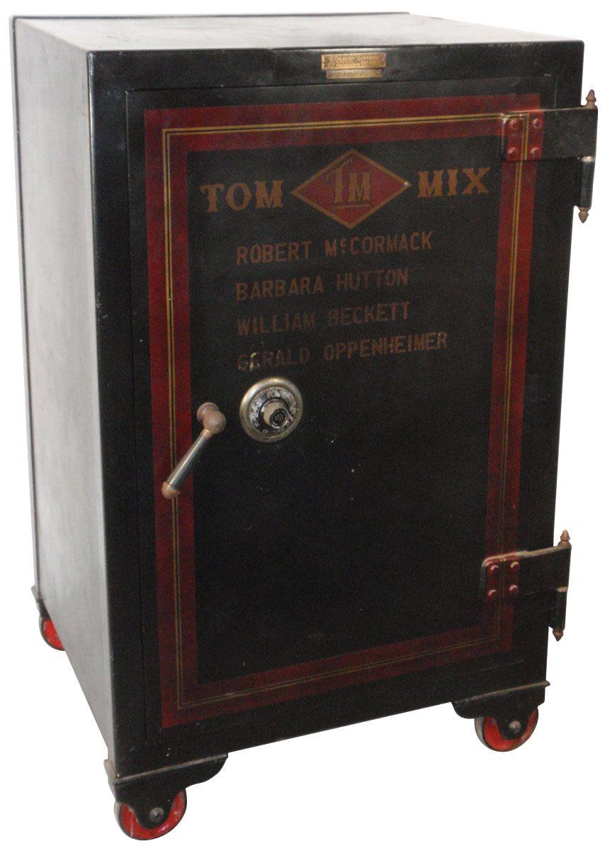 Tom Mix's personal combination safe #598 mfgd by York Safe Co., VG cond ...