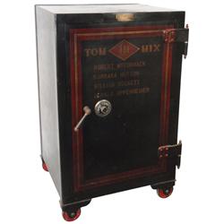 Tom Mix's personal combination safe #598 mfgd by York Safe Co., VG cond, 30"W x 46"H x 26"D.