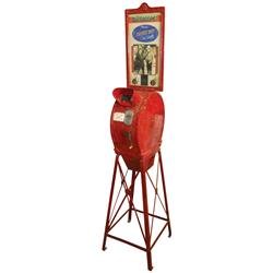 Coin-operated Mutoscope w/Desert Dust reel w/Ted Wells, 10 Cent, VG working cond w/orig paint, 75"H.