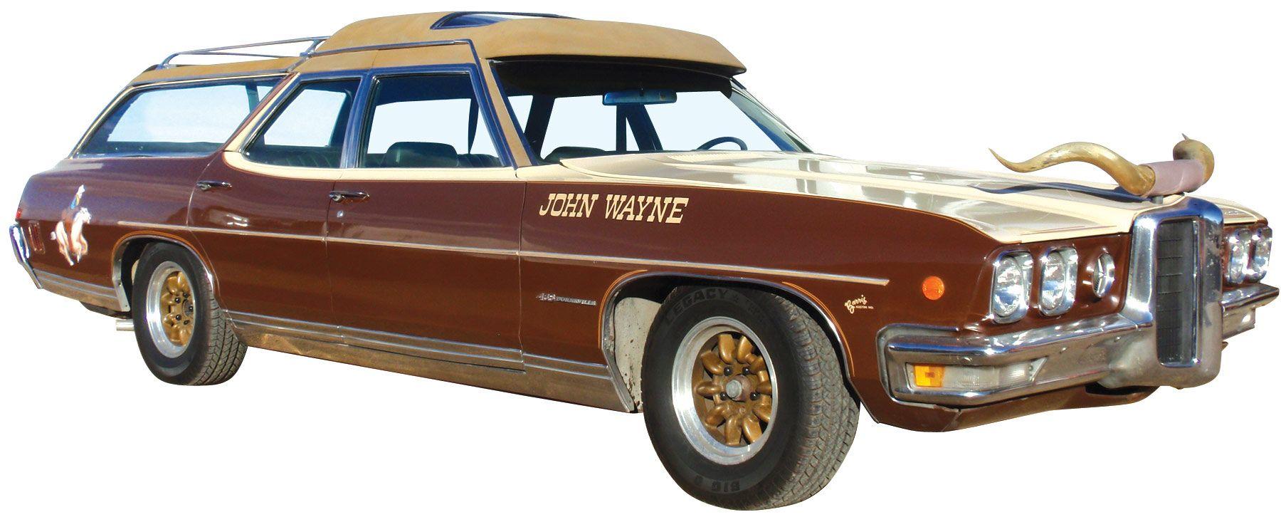 John Wayne's Custom Bonneville Station Wagon. Built by Barris w