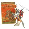 Image 1 : Toy, Lone Ranger "Hi-Yo Silver", litho on tin windup, silver horse, mfgd by Marx, c.1938, Exc workin