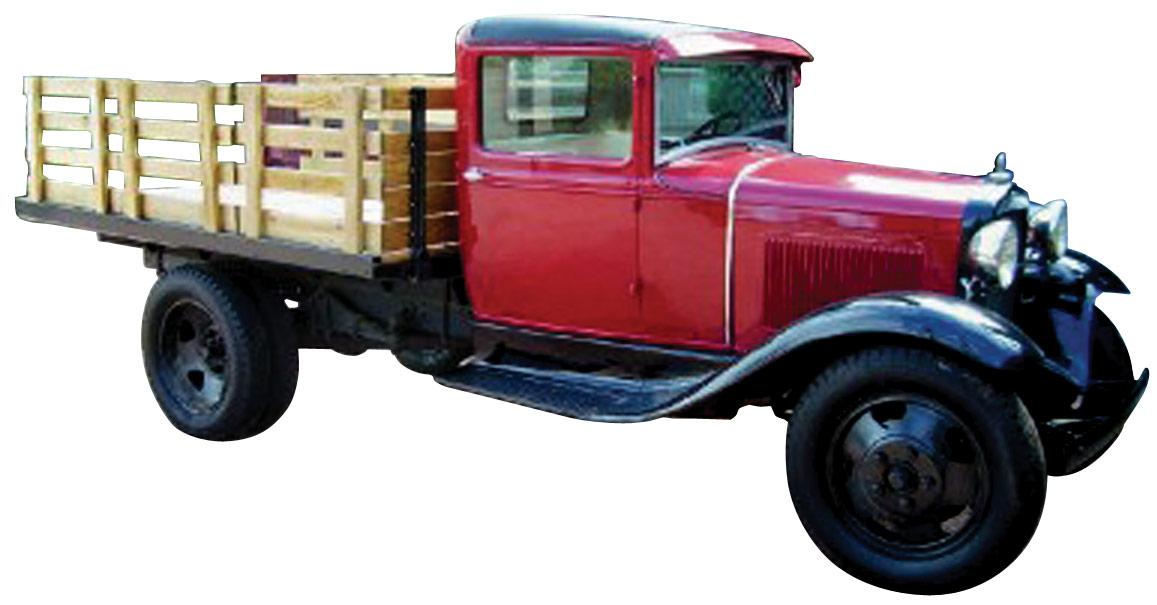 Celebrityowned truck, 1931 Ford Model AA Dually Stake Bed truck, owned