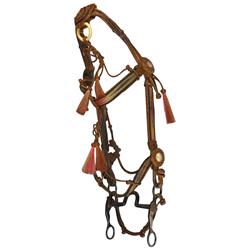 Horse hair headstall & rein, prison made at Deer Lodge or Walla-Walla, purported to have been made b