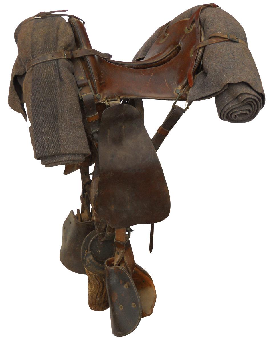 Saddle, 1904 Pattern U.S. McClellan Cavalry Saddle, stamped Hotze