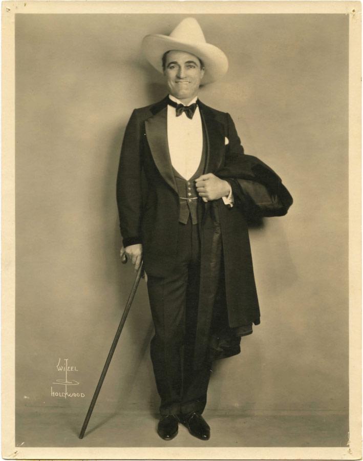 Tom Mix photographs (3), Mr. & Mrs. Tom Mix-a Rare photo of Tom w/out ...