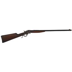 Rifle, Stevens, Model 1915, 32 Long, takedown, falling block, octagonal bbl, ramp adjustable rear si