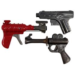 Superman Krypto Ray Gun, mfgd by Daisy Mfg, VG to Exc orig cond, Buck Rogers gun, Good cond w/surfac