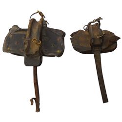 Pack saddles (2), both early 1900's saddles in VG cond.