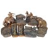Image 1 : Western bookends (8 pr), includes covered wagon, cowboys on broncs, End of Trail Indian on horse, bu
