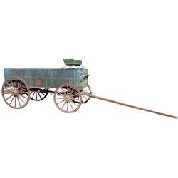 Montgomery Ward grain wagon, c.1900, from Ed's OK Corral Museum-Chino Valley, AZ, VG cond.