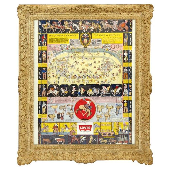 Levi's rodeo poster, 