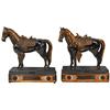 Image 1 : Figural horse radios (2), mfgd by Abbotwares,  one w/broken saddlehorn, both VG untested cond & 14"H