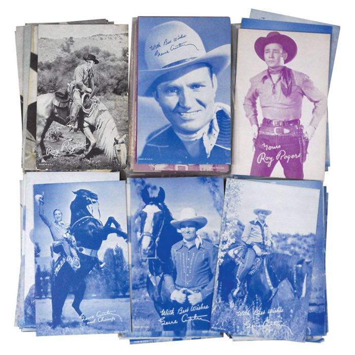 Arcade Machine Cowboy Film Star Cards 180 Many Different Cowboys 