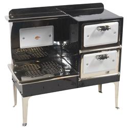 Child's stove, electric 4-burner w/2 warming ovens, prof restored, a little cutie in Exc cond, 15"H 