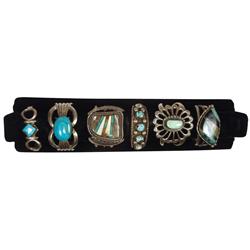 Jewelry, Turquoise bracelets (6), a nice selection, all in Exc cond.