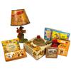 Image 1 : Roy Rogers items (32), includes 25 Apply Valley pamphlets, 11"H RR & Trigger chalkware lamp w/shade,