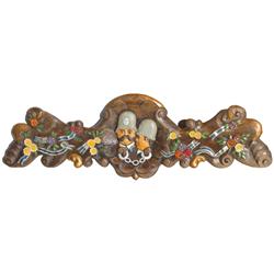 Disneyland Keystone Cop hanging sign, wood media, orig hung over Security Office at Disneyland, c.19