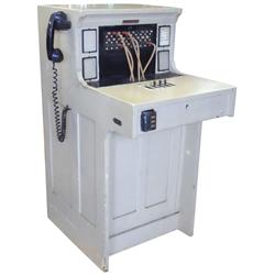 Telephone switchboard, Stromberg Carlson w/tag for Graybar Inter-Phones, likely from a Graybar offic
