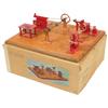 Image 1 : Toy steam powered machine shop in orig box by Jensen Mfg Co., made in USA, c.1960's-1970's, Exc to N