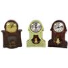 Image 1 : Mastercrafters motion clocks (3), 2 different styles-children on swings & burning fireplace, all VG 