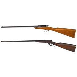 Rifle, Stevens, Featherweight, No. 101".44-Shot", 26" bbl, 2 piece stock, S/N d625, takedown & Germa