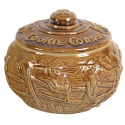 Hopalong Cassidy 20 Cookie Corral, light version, Exc orig cond, 6.5"H x 7.5"W.