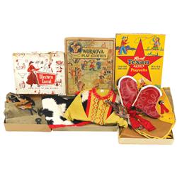 Child's Western clothing, Western Corral, Wornova Play Clothes & Real Texan Outfit, c.1930's-1950's,