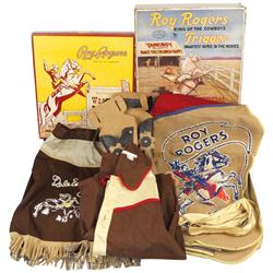 Roy Rogers children's clothing, includes skirt, chaps, shirt & holster, Good cond w/boxes.