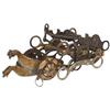Image 1 : Horse bits & set of spurs (6), includes early 1900's cast iron bird bit & early 1900's fancy Mexican