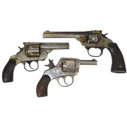 American Double Action, H&R & Meriden fire arms, a Good parts lot.