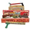 Image 1 : Toy machine guns (4), Army Sparkling pop gun in box by Marx, Sparkling G-Man sub machine gun in box 
